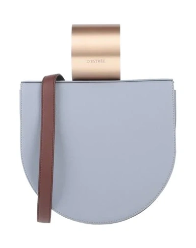 Shop D'estree Handbag In Sky Blue