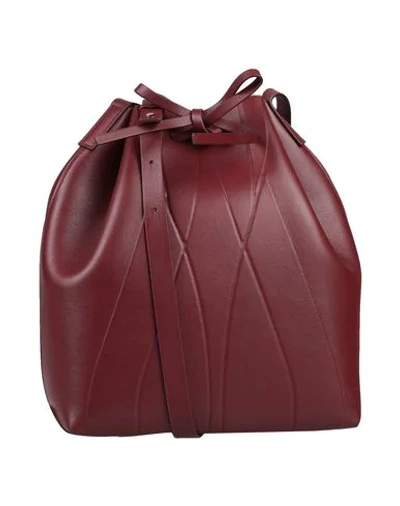 Shop Alesya Orlova Handbags In Maroon