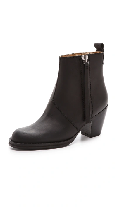 Acne Studios Pistol Booties In Black