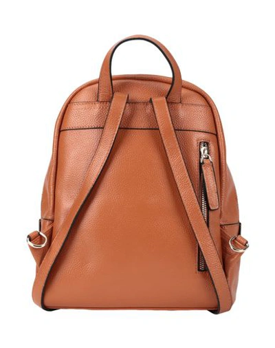 Shop Manoukian Backpacks In Tan