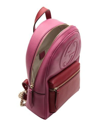 Shop Gucci Backpack & Fanny Pack In Fuchsia