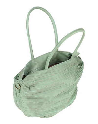 Shop Maury Handbags In Light Green