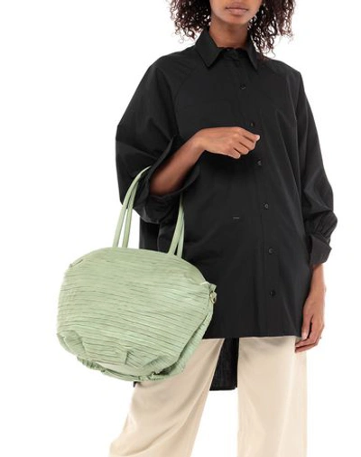 Shop Maury Handbags In Light Green