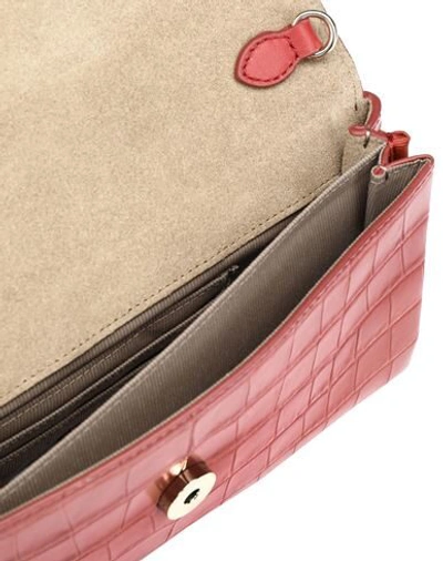 Shop Furla 1927 Mini Shoulder Bag W Woman Cross-body Bag Brick Red Size - Soft Leather