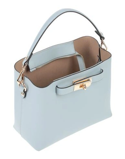 Shop Gianni Notaro C.j. Handbags In Sky Blue