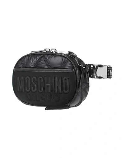 Shop Moschino Backpacks & Fanny Packs In Black