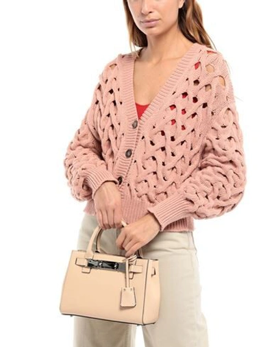 Shop Cromia Handbags In Pale Pink