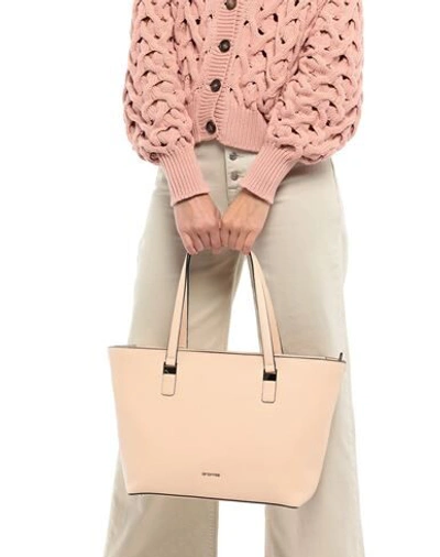 Shop Cromia Handbags In Pale Pink