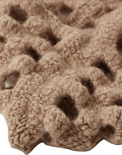 Shop Lauren Manoogian Woman Handbag Khaki Size - Wool In Beige