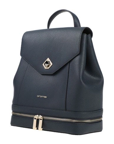 Shop Cromia Backpacks & Fanny Packs In Dark Blue