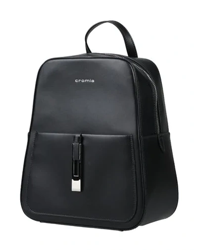 Shop Cromia Backpacks & Fanny Packs In Black