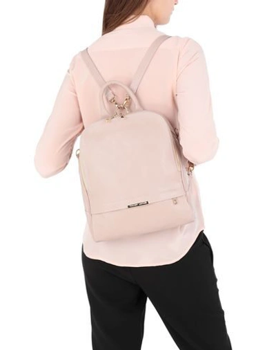 Shop Tuscany Leather Backpacks In Blush