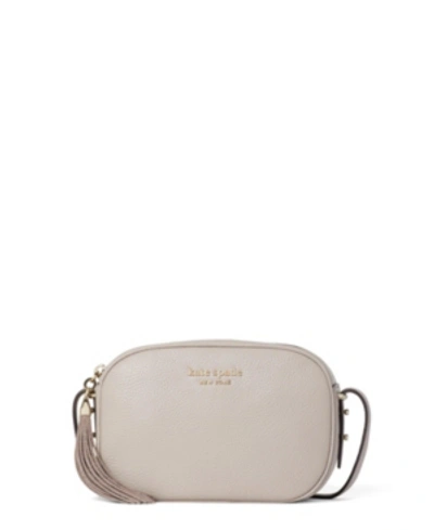 Shop Kate Spade New York Medium Leather Camera Bag In Warm Taupe