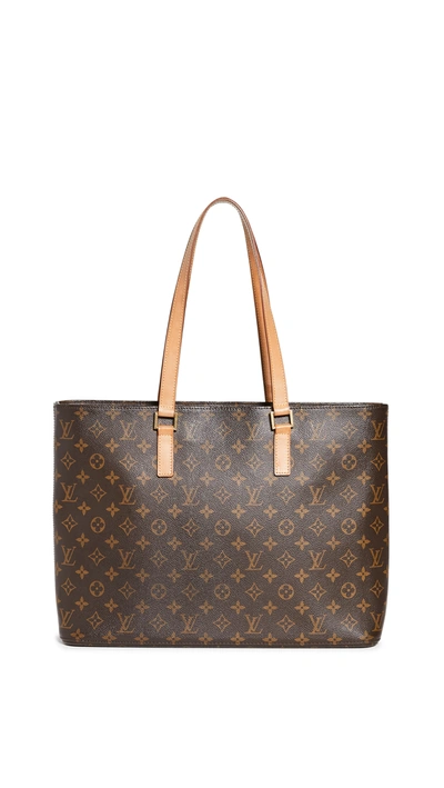 Pre-owned Louis Vuitton Monogram Luco Bag In Brown Multi