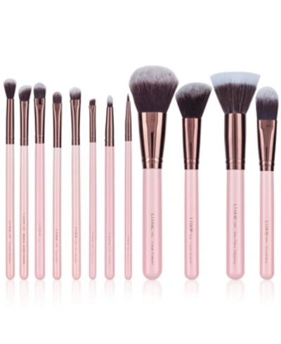 Luxie 12-pc. Signature Rose Gold Makeup Brush Set In Rose Gold