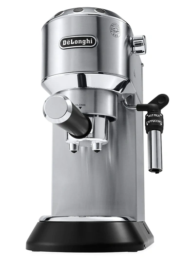 Shop Delonghi Dedica Deluxe Rapid Cappuccino System Stainless Steel15-bar Pump Espresso Machine In Neutral