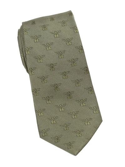 Shop Cufflinks, Inc Men's Star Wars The Child Silk Tie In Green