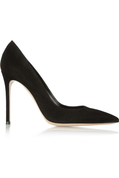 Gianvito Rossi Camnero Suede Pumps In Black