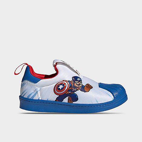 adidas originals superstar slip on kids red