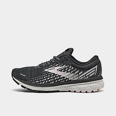 Shop Brooks Women's Ghost 13 Running Shoes In Black/anthracite