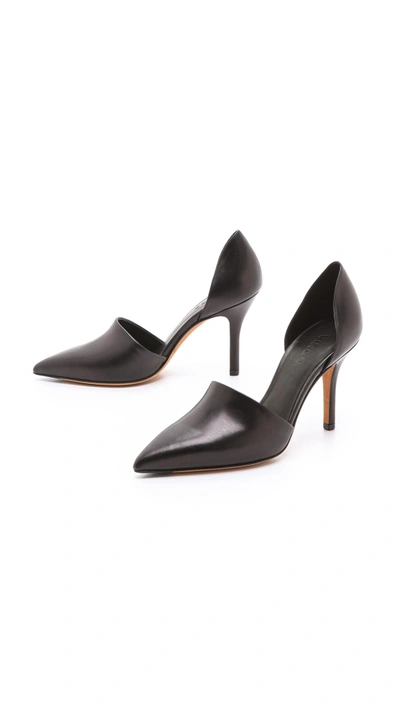 Shop Vince Claire D'orsay Pumps In Black/black