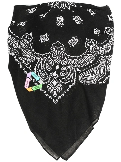 Natasha Zinko Bandana-print Face Mask In Black