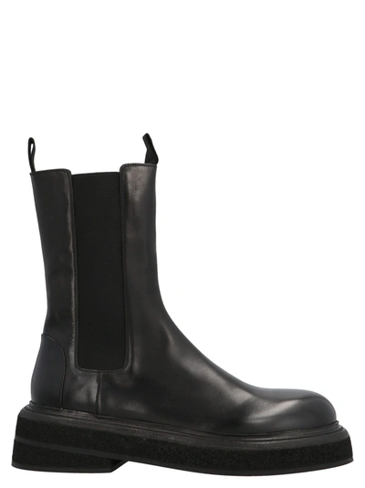 Shop Marsèll Marsell Men's Black Ankle Boots