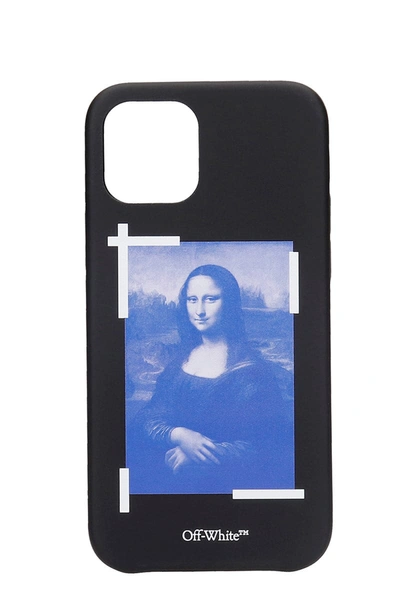 Shop Off-white Blu Monal Iphone 12 Iphone / Ipad Case In Black Pvc