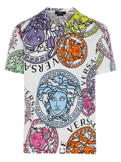 Shop Versace Medusa T-shirt In Multicolor