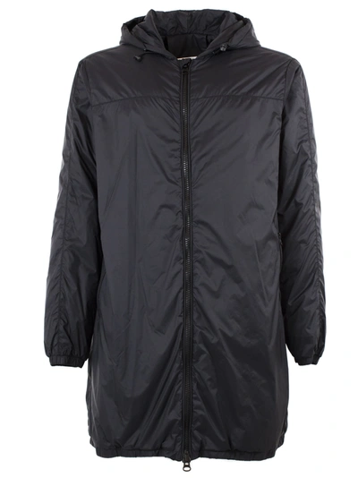 Shop Mauro Grifoni Waterproof Black Fabric Jacket In Nero