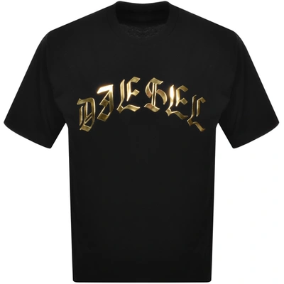 Shop Diesel T Ball T Shirt Black