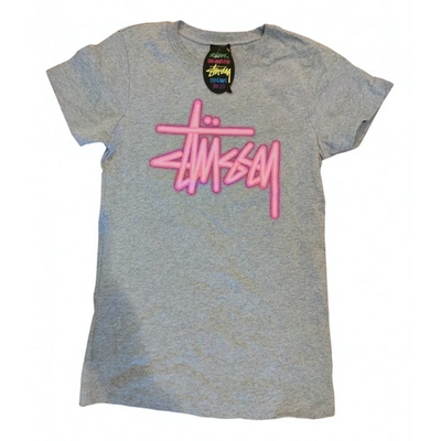 Pre-owned Stussy Grey Cotton  Top