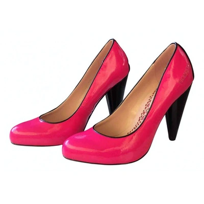 Pre-owned Fiorucci Leather Heels In Pink