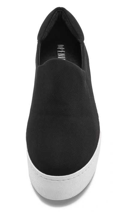 Shop Opening Ceremony Slip On Platform Sneakers In Black