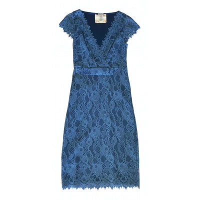 Pre-owned Collette Dinnigan Mid-length Dress In Blue