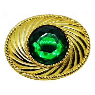 Pre-owned Emanuel Ungaro Pin & Brooche In Gold