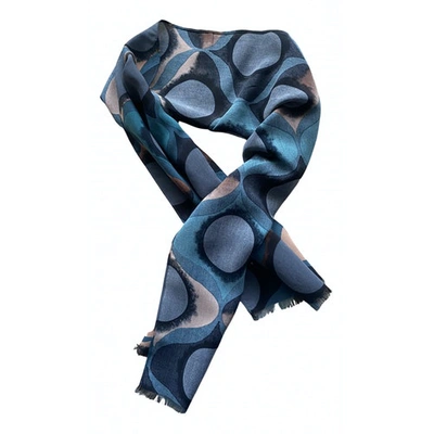 Pre-owned Marni Blue Scarf