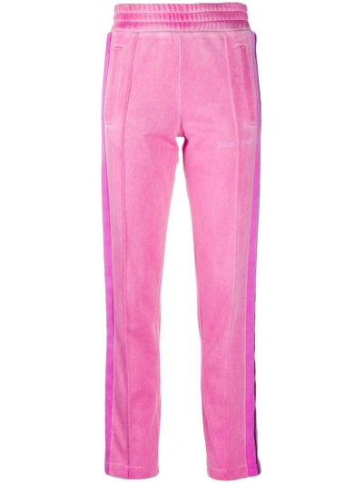 Shop Palm Angels Trousers In Rosa
