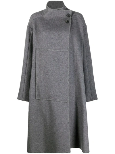 Shop 3.1 Phillip Lim / フィリップ リム Wrap Blanket Coat In Grey