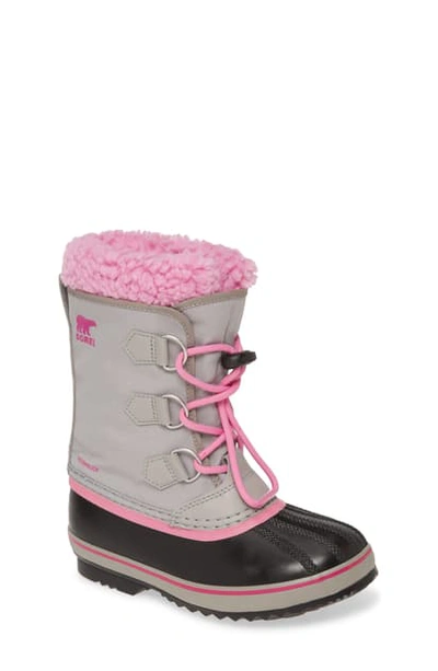 Shop Sorel Yoot Pac Waterproof Snow Boot In Chrome Grey