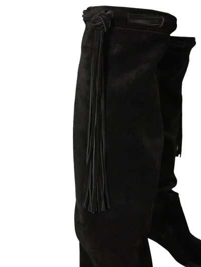 Shop Saint Laurent Laura Boots In Black