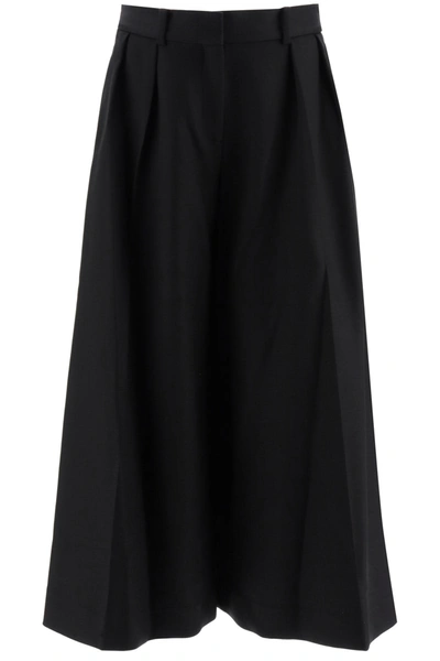 Shop Khaite Helina Trousers In Black (black)
