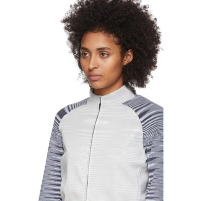 Shop Adidas X Missoni White Phx Zip-up Jacket In White/black