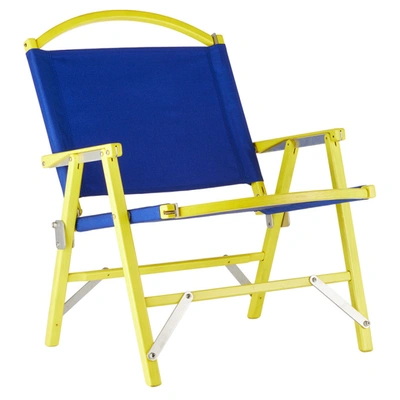 Shop Lateral Objects Blue & Yellow Kermit Chair Company Edition Chair In Blue/yellow