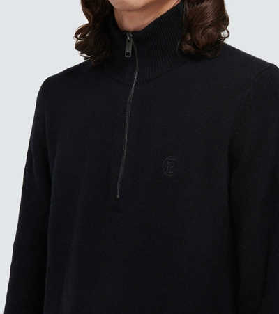 Shop Burberry Lambart Cashmere Sweater In Black