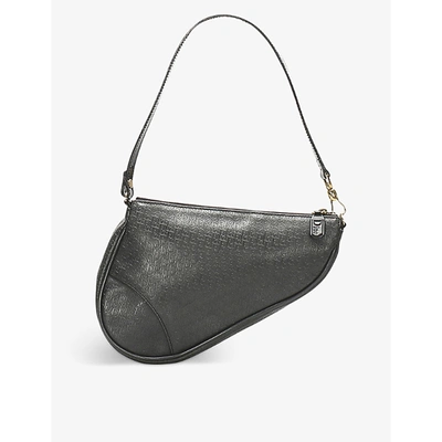 Shop Resellfridges Pre-loved Dior Oblique Leather Saddle Bag