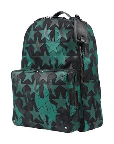 Shop Valentino Backpacks & Fanny Packs In Green