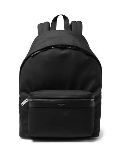 Shop Saint Laurent Backpacks & Fanny Packs In Black