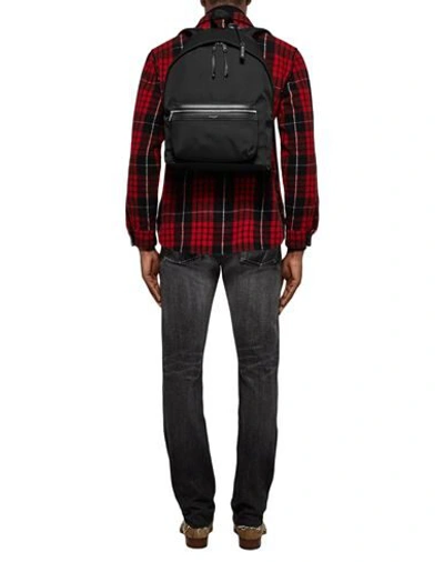 Shop Saint Laurent Backpacks & Fanny Packs In Black