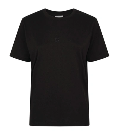 Shop Burberry Monogram Motif Cotton T-shirt